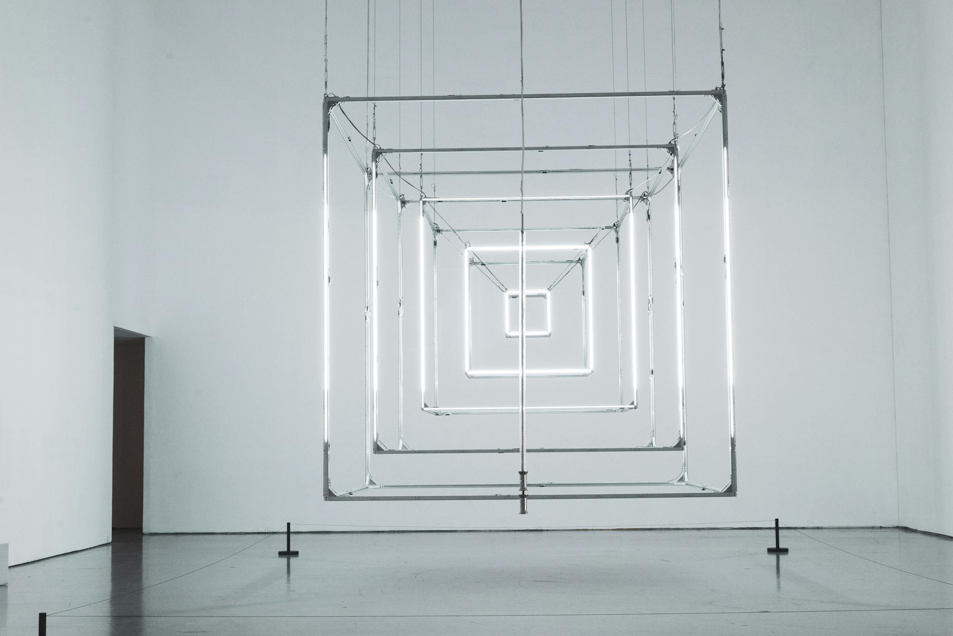 Geometrische Licht-Installation